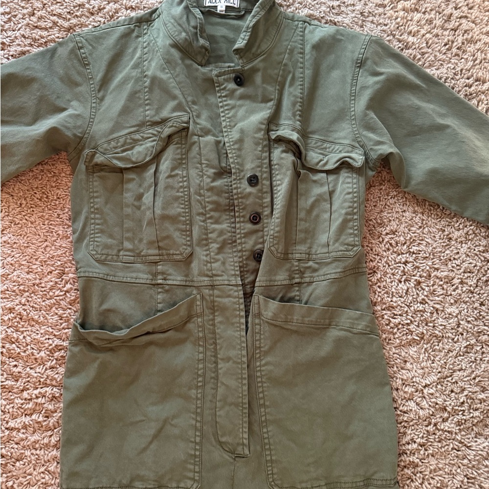 Alex Mills Sage Green Coveralls - Picture 2 of 5